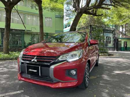 Mitsubishi Attrage 1.2L Premium sx 2021 - Nhập Thái. Màu Đỏ. Odo: 24.700km. Biển Tỉnh